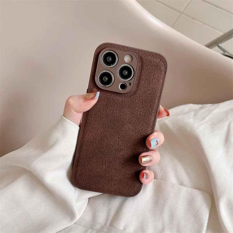 Cement Textured Leather Phone Case