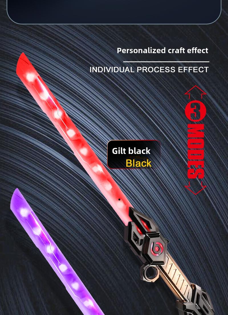 Product Introduction of New Leiteng Sound and Light Sword Cool Double-Headed Finger Rotating Laser Sword Telescopic Flash Blade Children's Luminous Toys 7