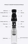 Cold Brew Pot Hand Brewed Coffee Cup Cold Brew Bottle Cold Brew Extraction Home Portable Large Capacity 750ml