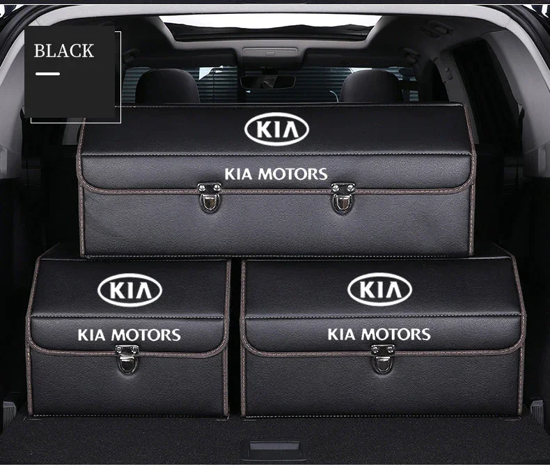 Car Trunk Leather Storage Box