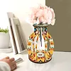 Vase Mandala En Bois-Ornement De Bricolage