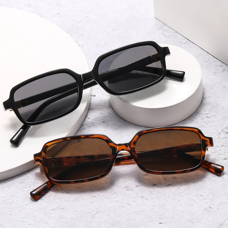 Casual Geometric Pc Square Full Frame Glasses