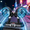 Car Fan 360 Adjustable 2 Head Air Fan Auto Electric Fan USB
