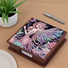 Wooden DIY Fairy Beauty Diamond Painting Kit Note Box with 160 Papers for Office