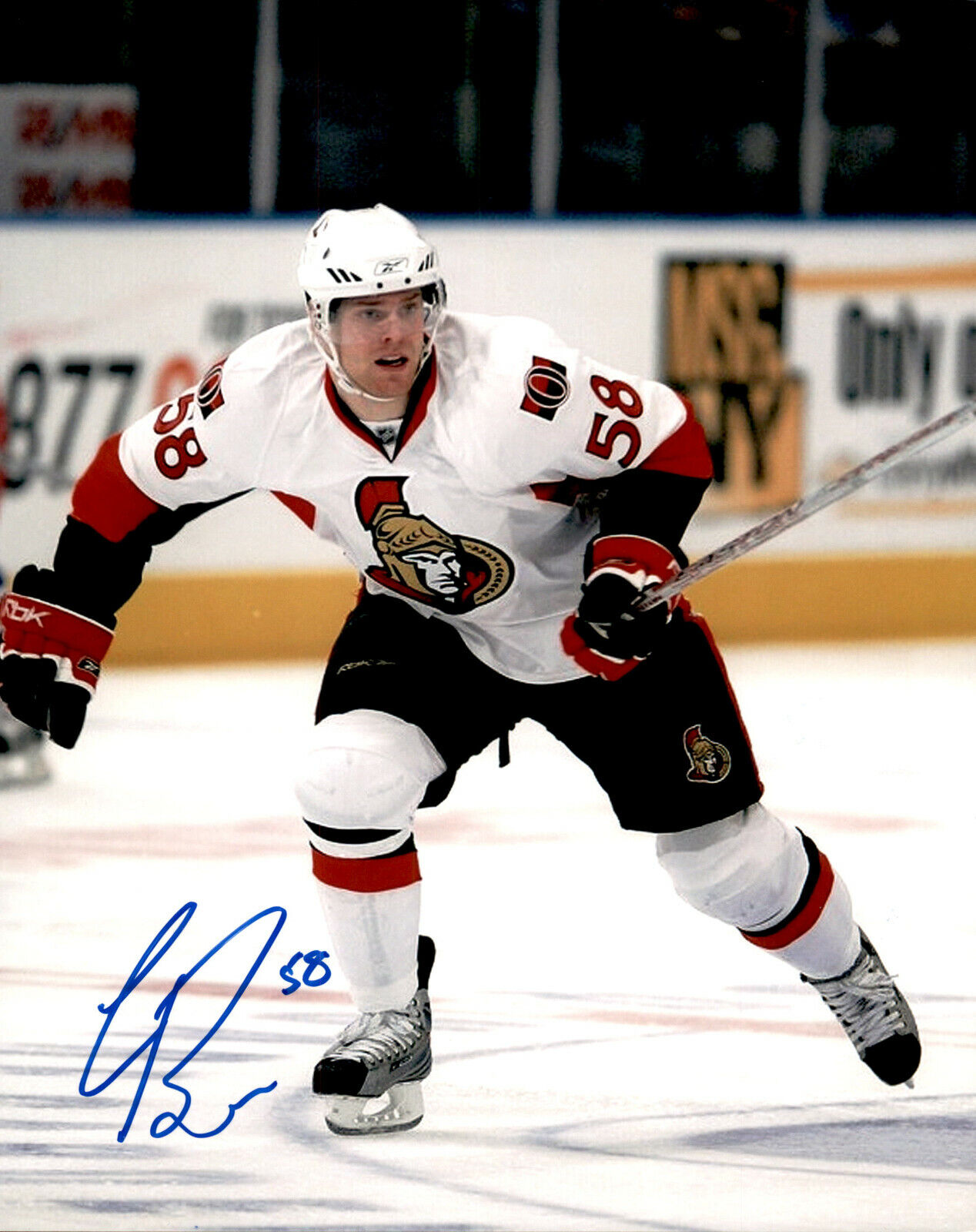 Cody Bass SIGNED 8x10 Photo Poster painting OTTAWA SENATORS