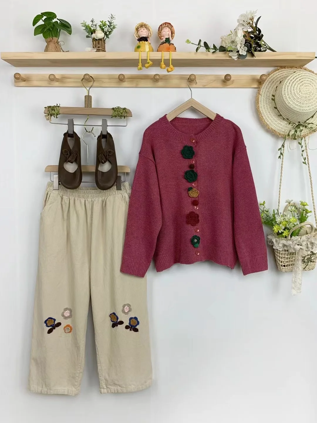 Chicfifth Sweater Women Winter Long Sleeve High Quality Autumn Vintage Top Knitted Cardigan