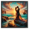 Beach Couple-11CT Stamped Cross Stitch 40*40cm/15.75*15.75in tapestrymarket
