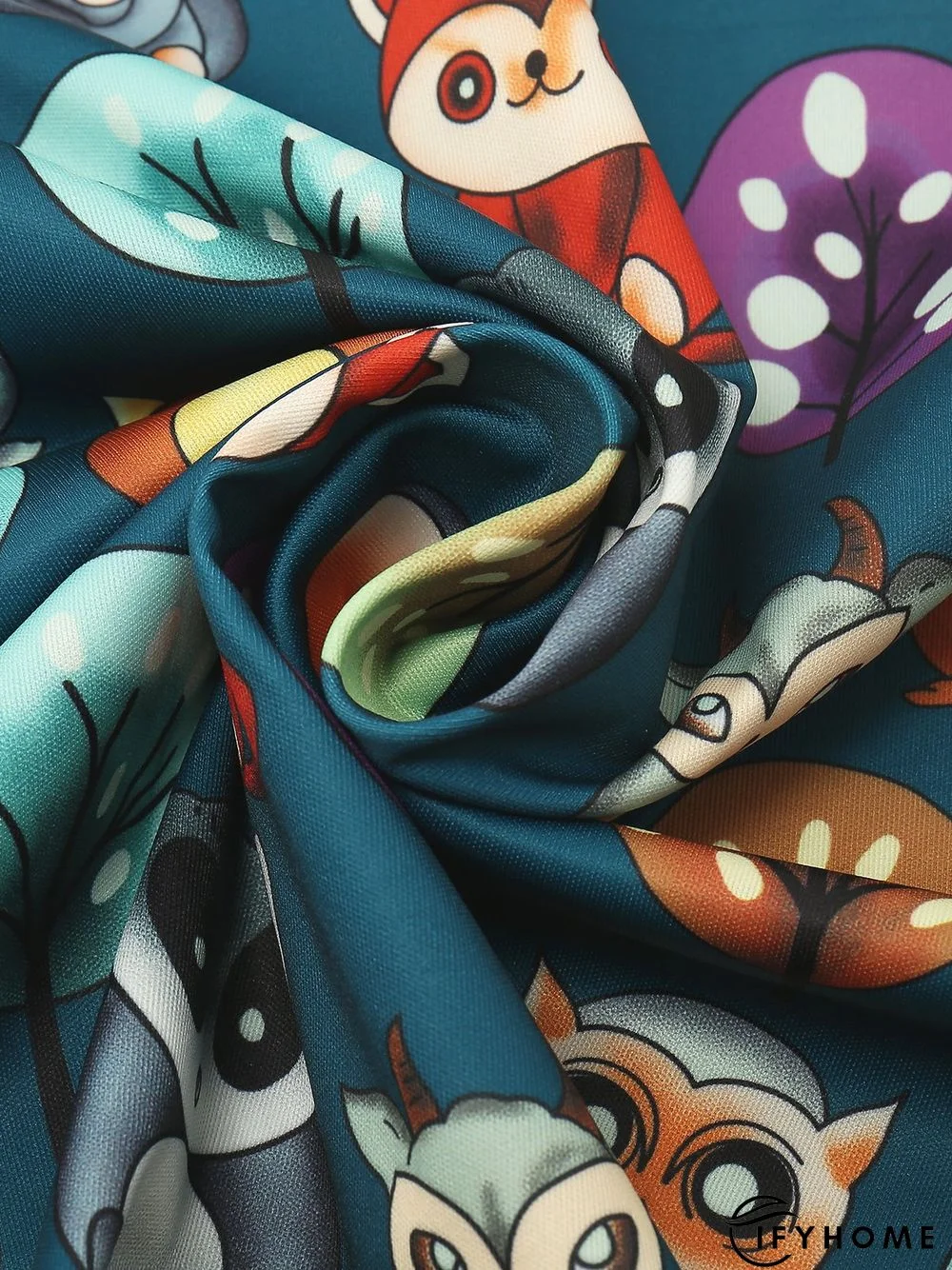 Casual Vintage Animal Printed A-line Skirt | IFYHOME