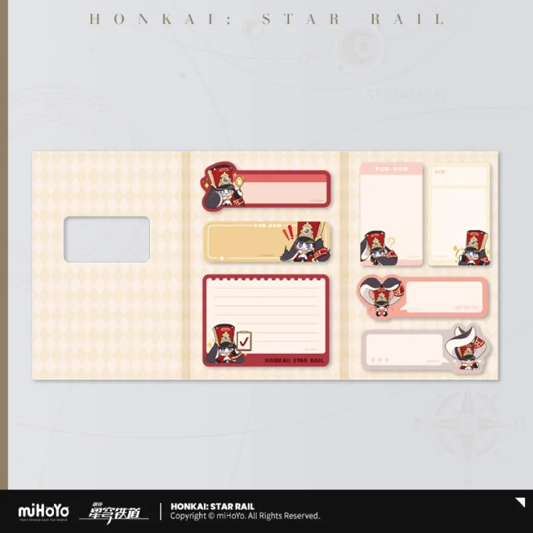  Honkai Star Rail Pom-Pom & March Notebook [Original Honkai Official Merchandise]