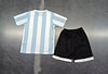 Joyfball 1986 Kids Size Retro Argentina Home Football Shirt 1:1 Thai Quality