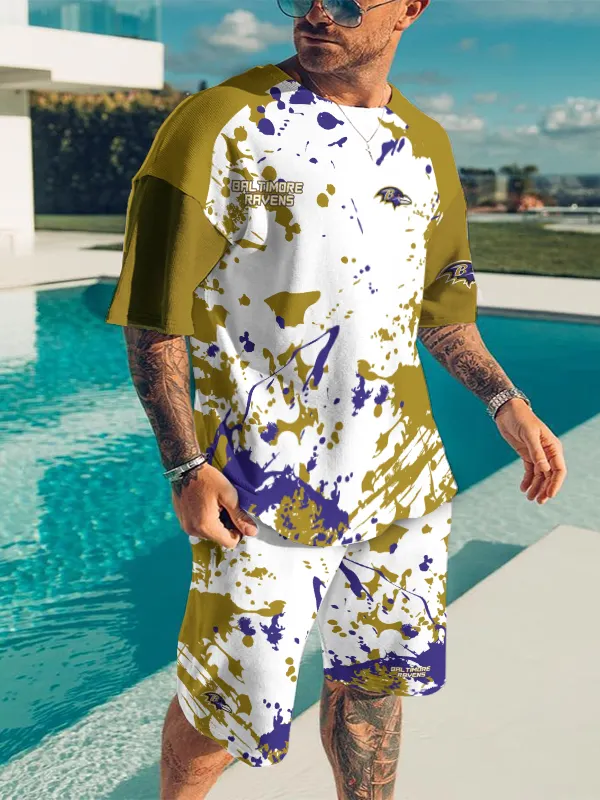 Baltimore Ravens Limited Edition Top And Shorts Two-Piece Suits