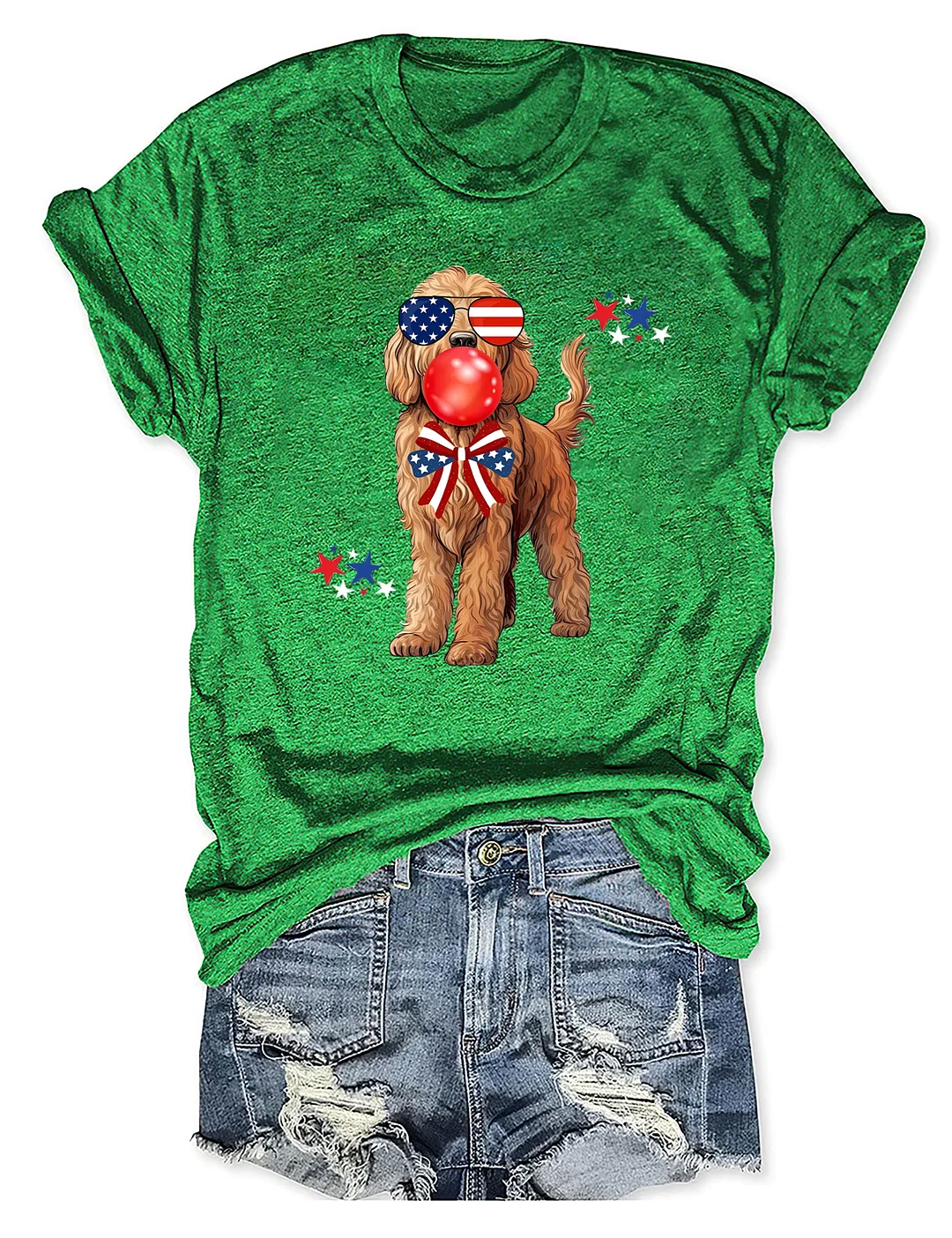 Goldendoodle 4th Of July T-shirt