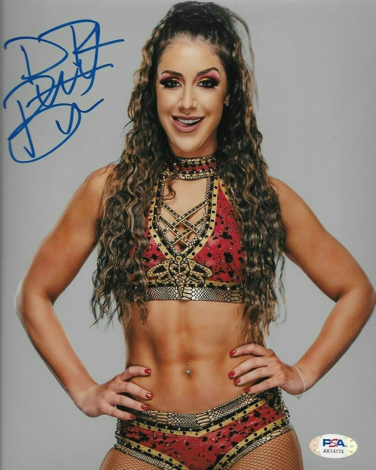 Dr Britt Baker DMD AEW Signed Autograph 8x10 Photo Poster painting #3 w/ PSA COA