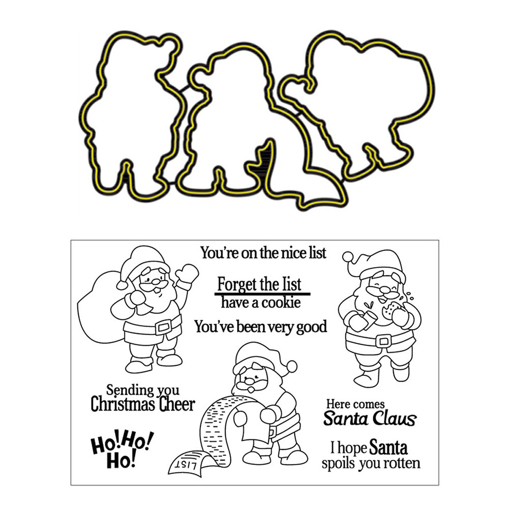 

Santa Claus (Cutting Die+Seal) - Paper Craft Cutting Dies, 501 Original