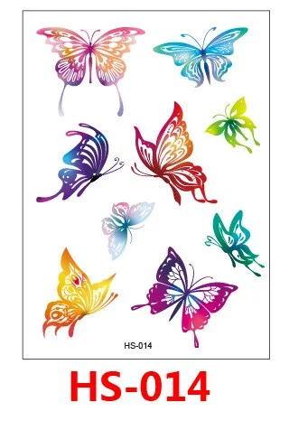 Tattoo Stickers Butterfly Animal Temporary Fake Tattoos Paste on Face Arm Leg for Children Body Art tattoo stickers