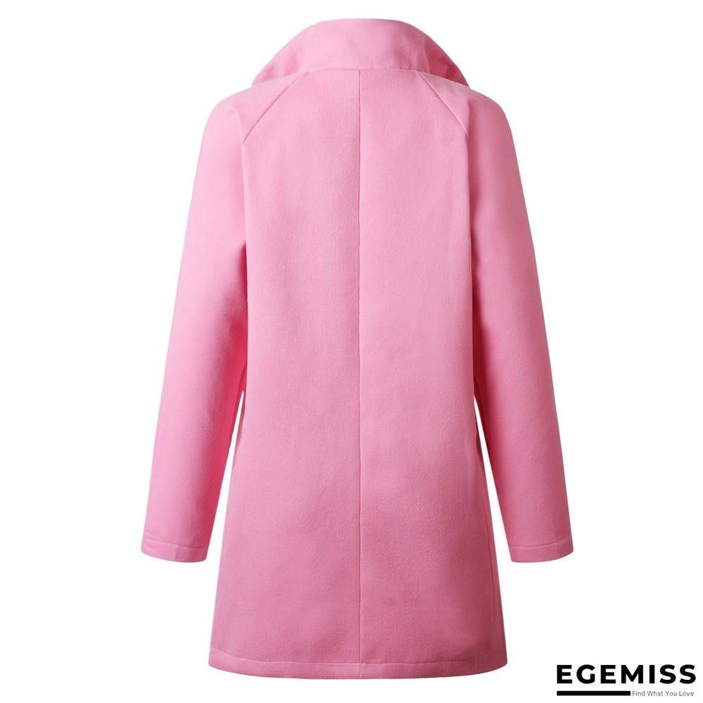 Autumn and Winter Fashion Woolen Zipper Coat Women | EGEMISS