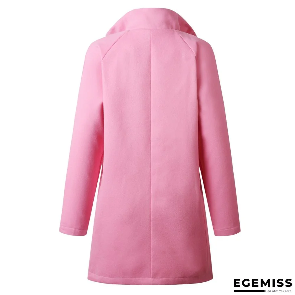 Autumn and Winter Fashion Woolen Zipper Coat Women | EGEMISS