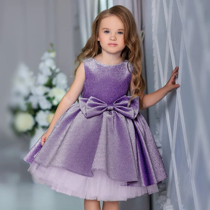 4-10 Years Kids Dress for Girls Wedding Tulle Lace Girl Dress Elegant Princess Party Pageant Formal Gown For Teen Children Dress