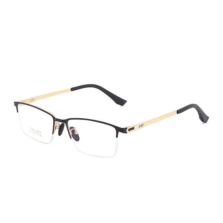 Optical Prescription Glasses Frames Men's Retro Luxury Business Half ...