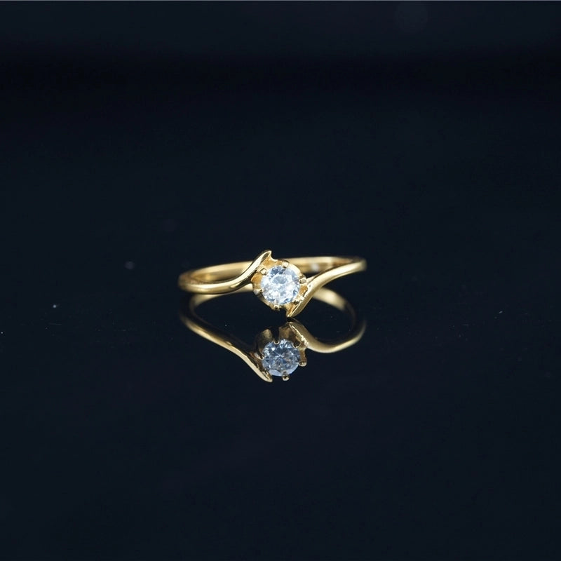 Retro Geometric Titanium Steel Rings