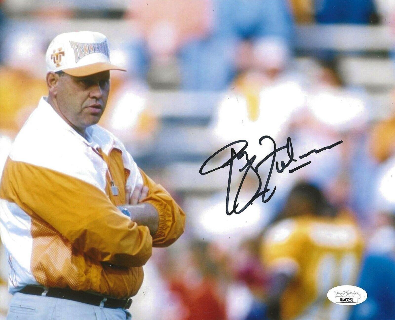 Phillip Fulmer signed Tennessee Volunteers 8x10 Photo Poster painting autographed Vols 2 JSA