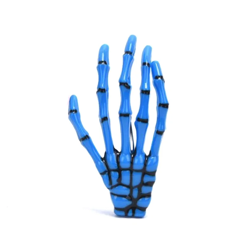 1pcs Girls Halloween Hairpin Gothic Punk Zombie Skeleton Hand Clips Skull Barrette Women Fashion Hair Accessories