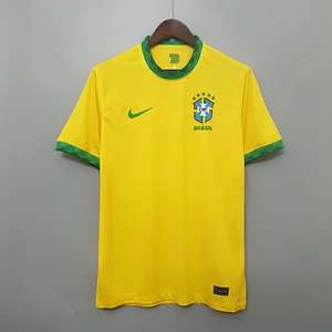 2020 Retro Brazil Home Football Shirt 1:1 Thai Quality