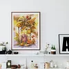 (Autumn) Lantern-14CT/11CT Stamped 2 Strands Cross Stitch 21*30cm/8.27*11.81in(Brand) tapestrymarket