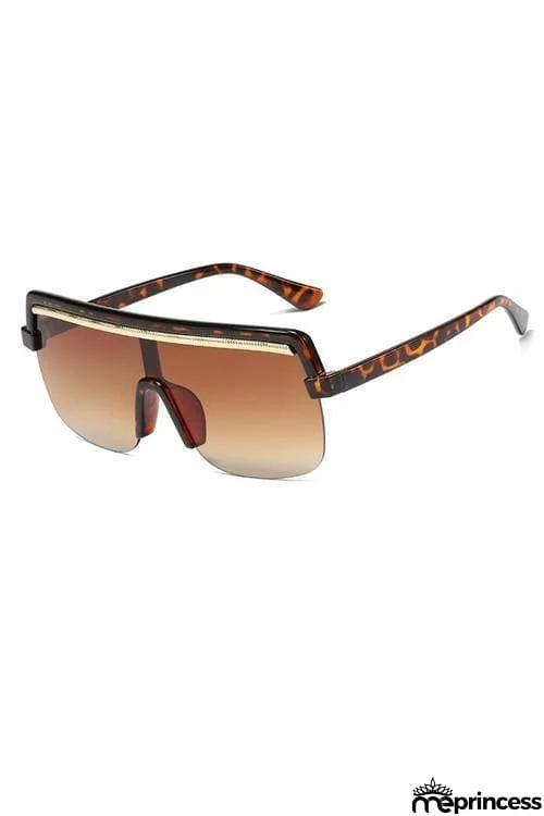 Metal Oversized Sunglasses