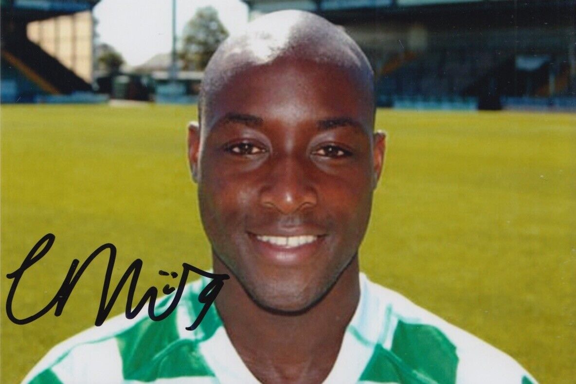 LLOYD OWUSU HAND SIGNED 6X4 Photo Poster painting YEOVIL TOWN FOOTBALL AUTOGRAPH