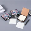 Leather Animals Diamond Painting Notecard Box Flowers Gem Art Sticky Note Holder