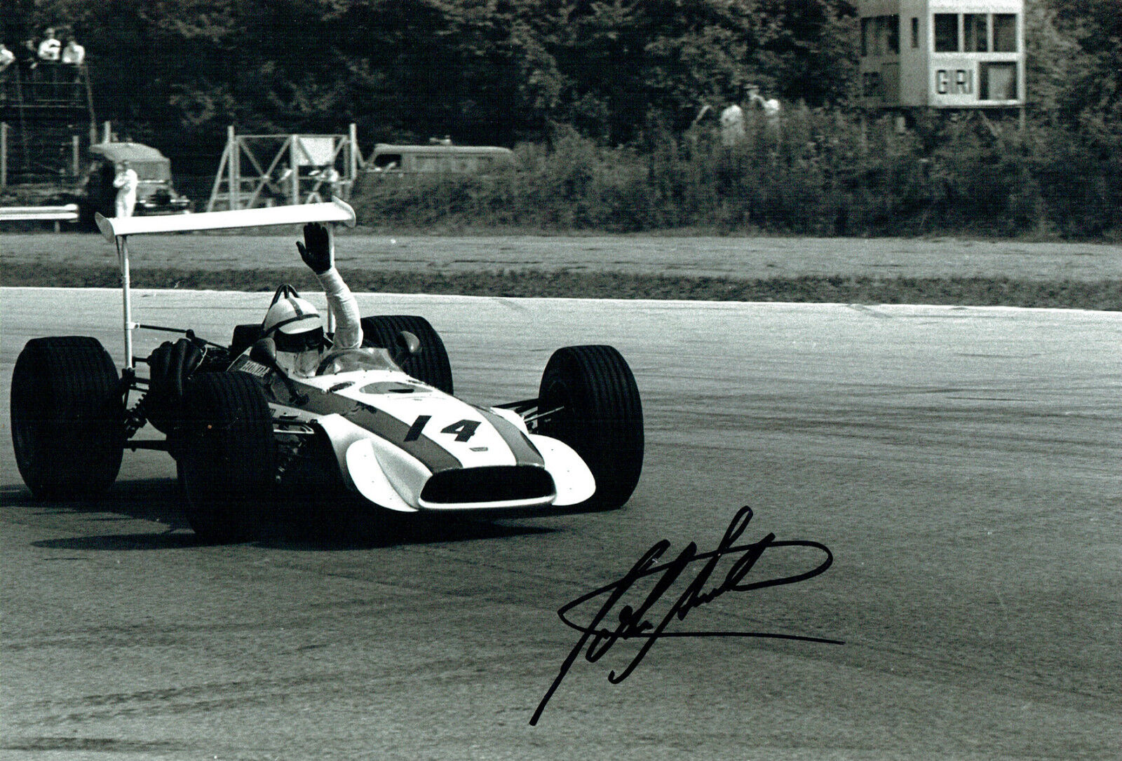 John SURTEES Autograph SIGNED Photo Poster painting 12x8 HONDA Race Driver AFTAL COA