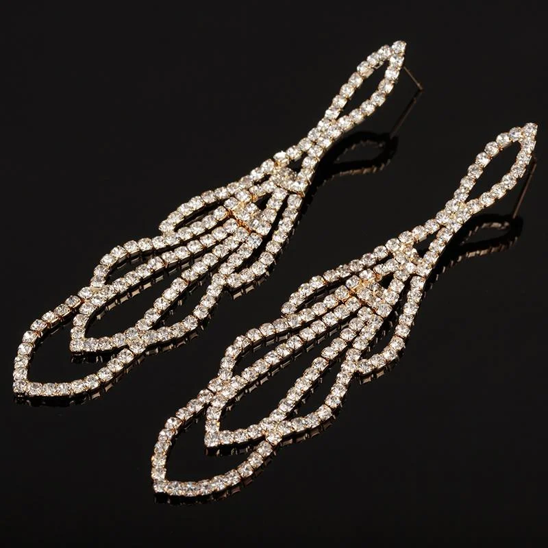 Geometric Dangle Women Earrrings Evening Party Jewelry