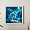Einhorn - runder Bohrer Diamond Painting - 40*40cm