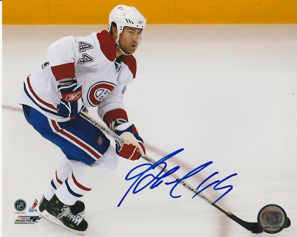 ROMAN HAMRLIK SIGNED MONTREAL CANADIENS 8x10 Photo Poster painting! Autograph EXACT PROOF!