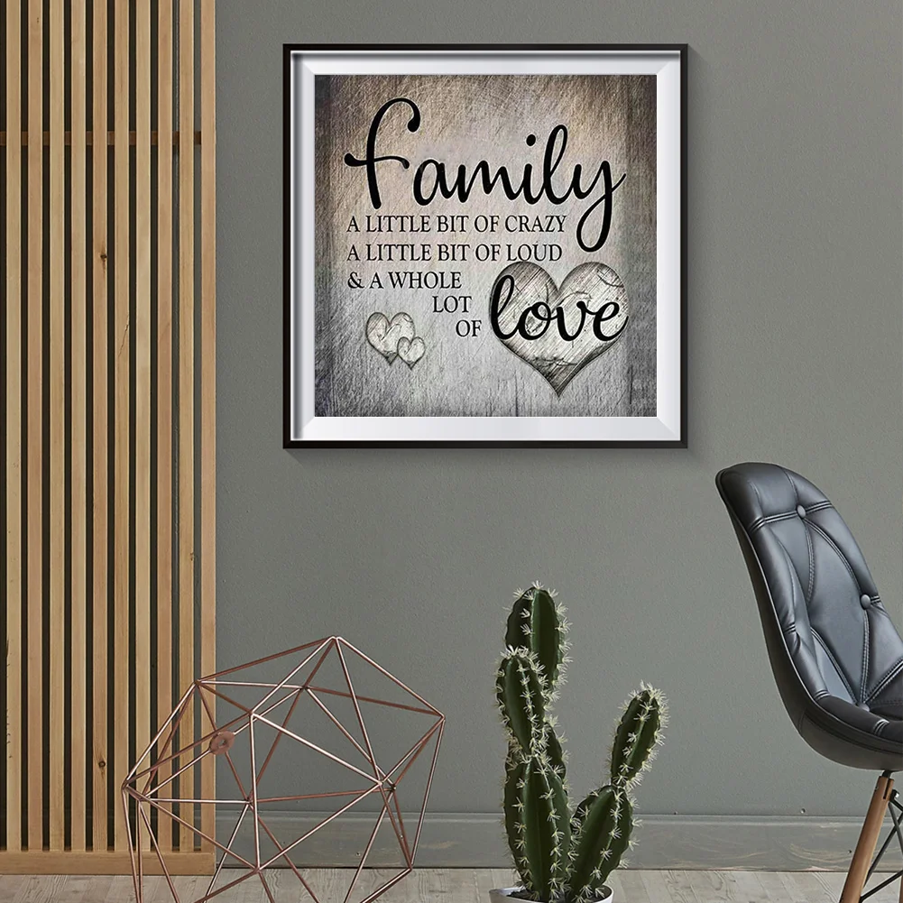 Diamond Painting - Full Square Drill -  Family(30*30cm)