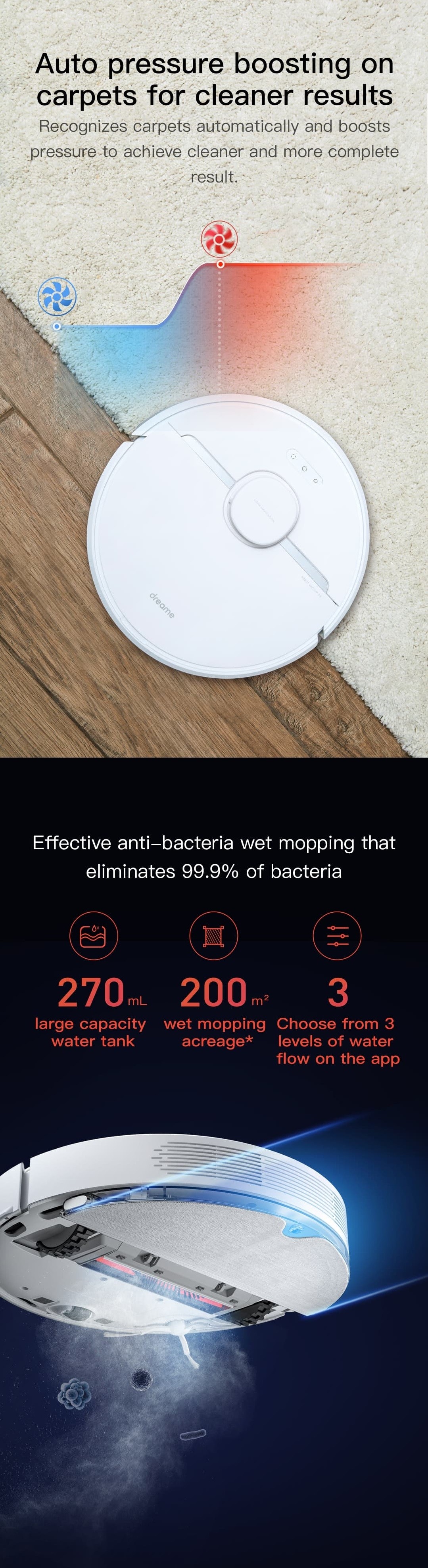 Dreame D9 Robot Vacuum Cleaner - Versione globale