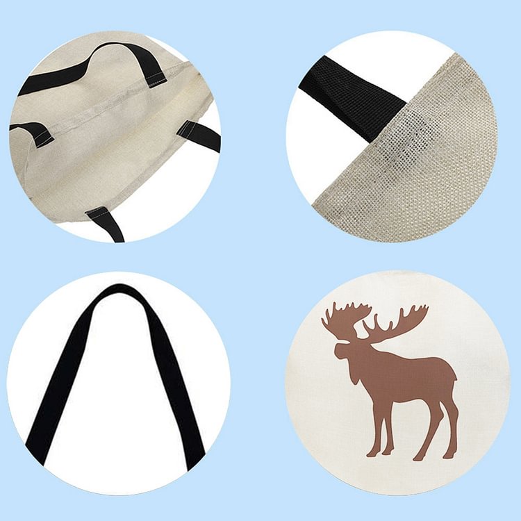【ONLY 1pc Left】Deer - Linen Tote Bag