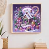 Winter Houses - Crystal Rhinestone Diamond Painting