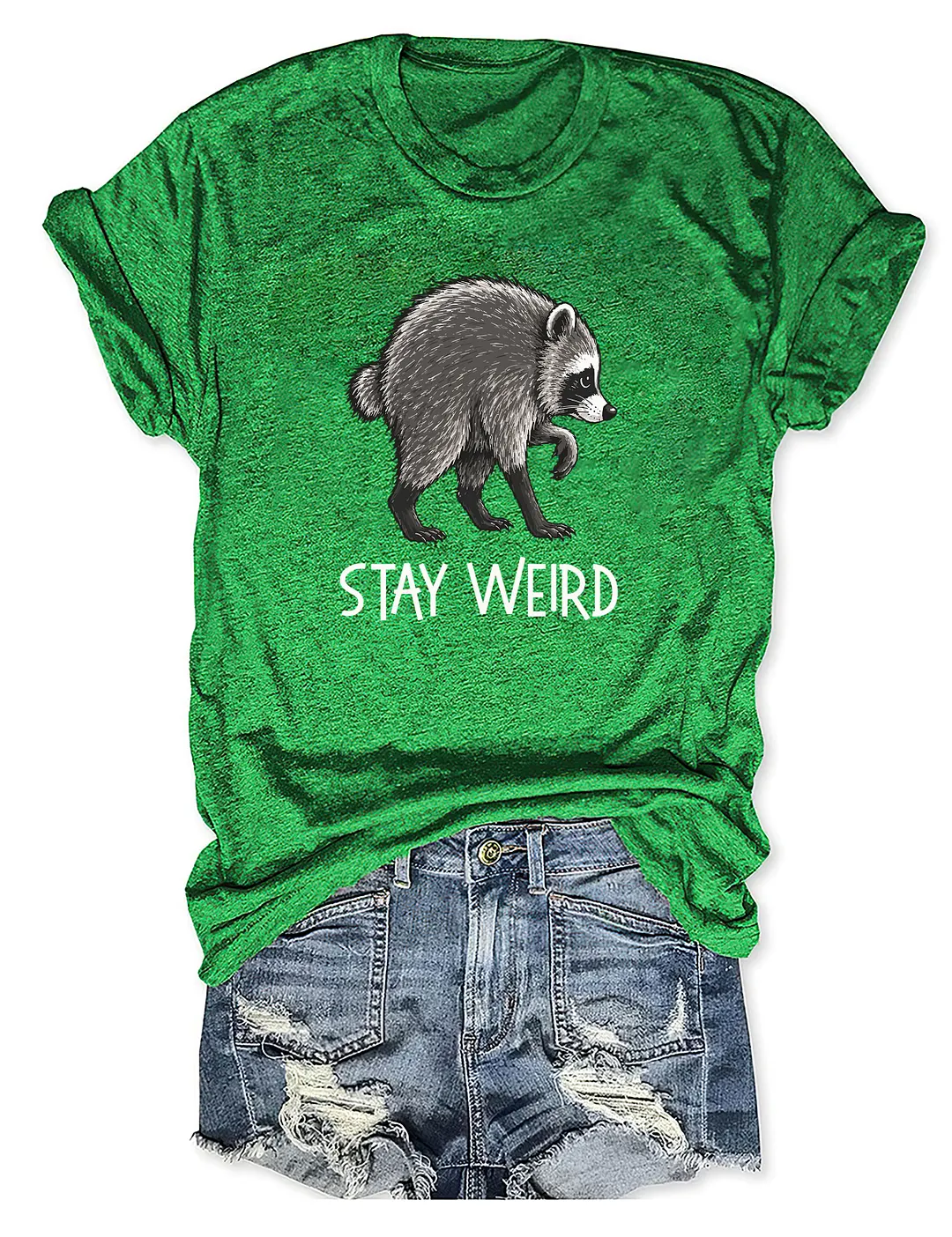 Stay Weird Jimothy Raccoon T-shirt