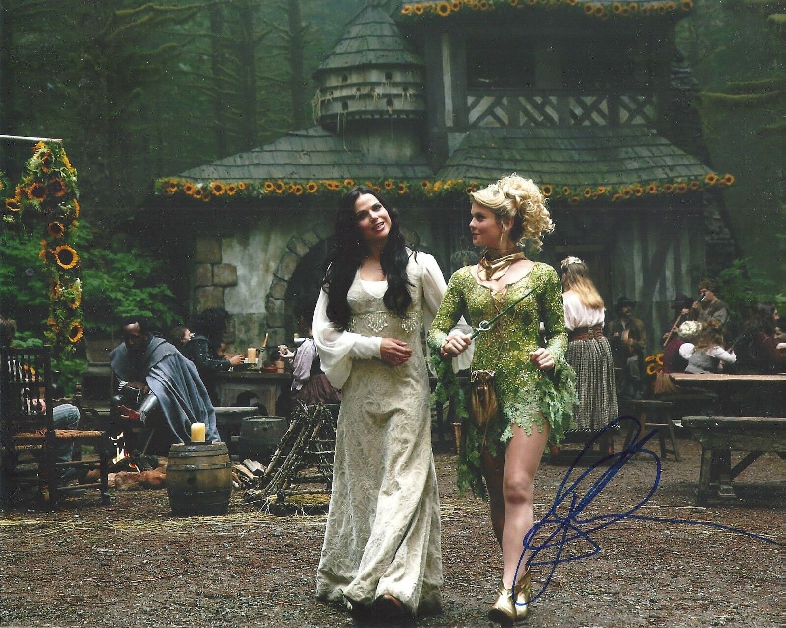 ROSE MCIVER 'ONCE UPON A TIME' TINKERBELL SIGNED 8X10 PICTURE *COA *PROOF 5