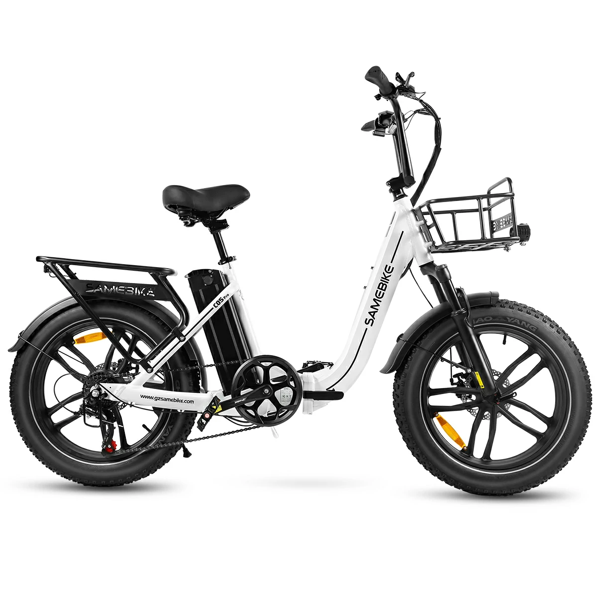 SAMEBIKE C05 Pro 20" 36V 13Ah Battery 500W Motor Max Speed 35KM/H  Step-through Foldable Fat Tire Ebike
