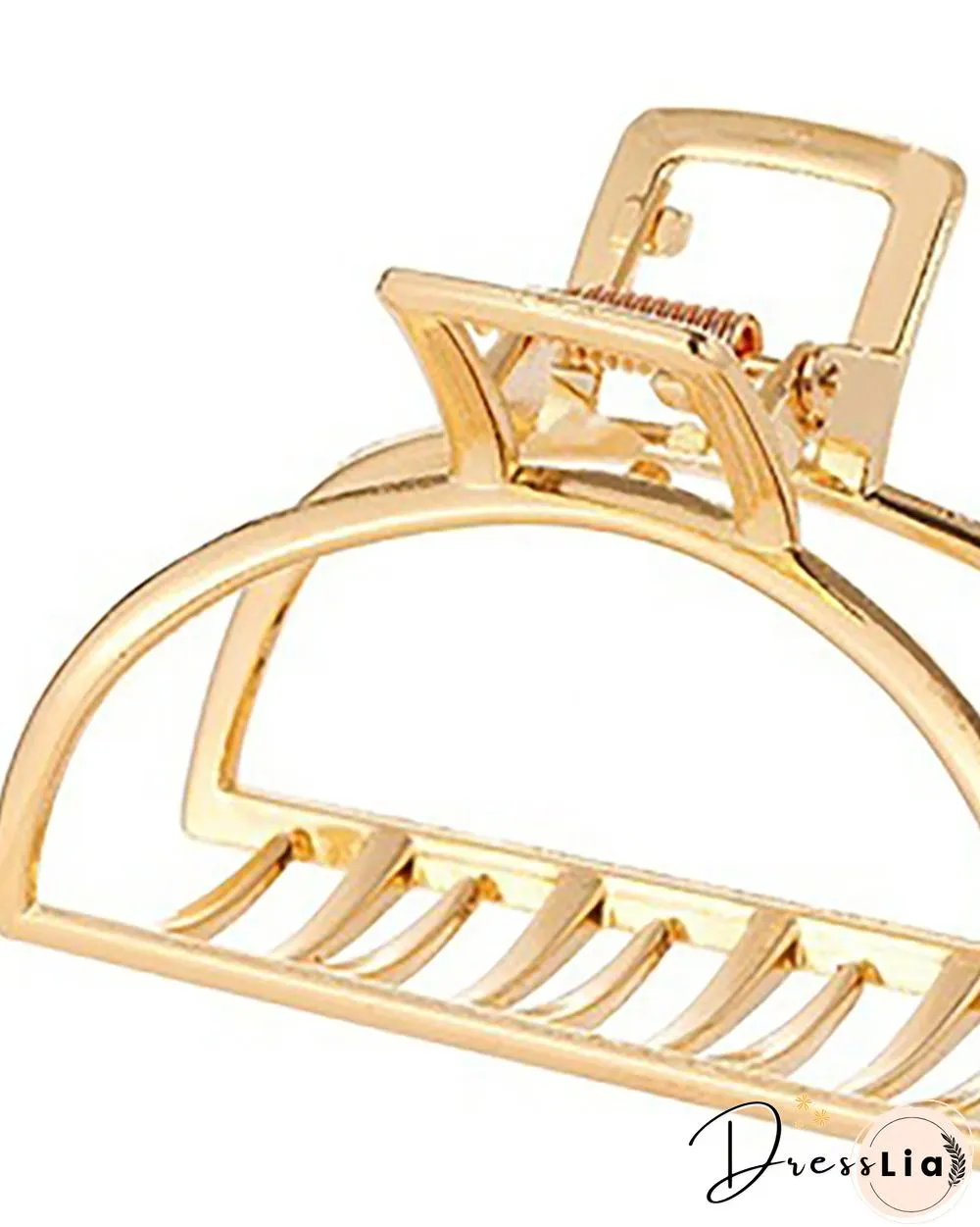 1PCS Metal Round Shaped Hair Claw
