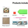 5D DIY Partial Special Shaped Drill Diamond Painting Xmas Letter Decor With Frame Kit 18x18cm