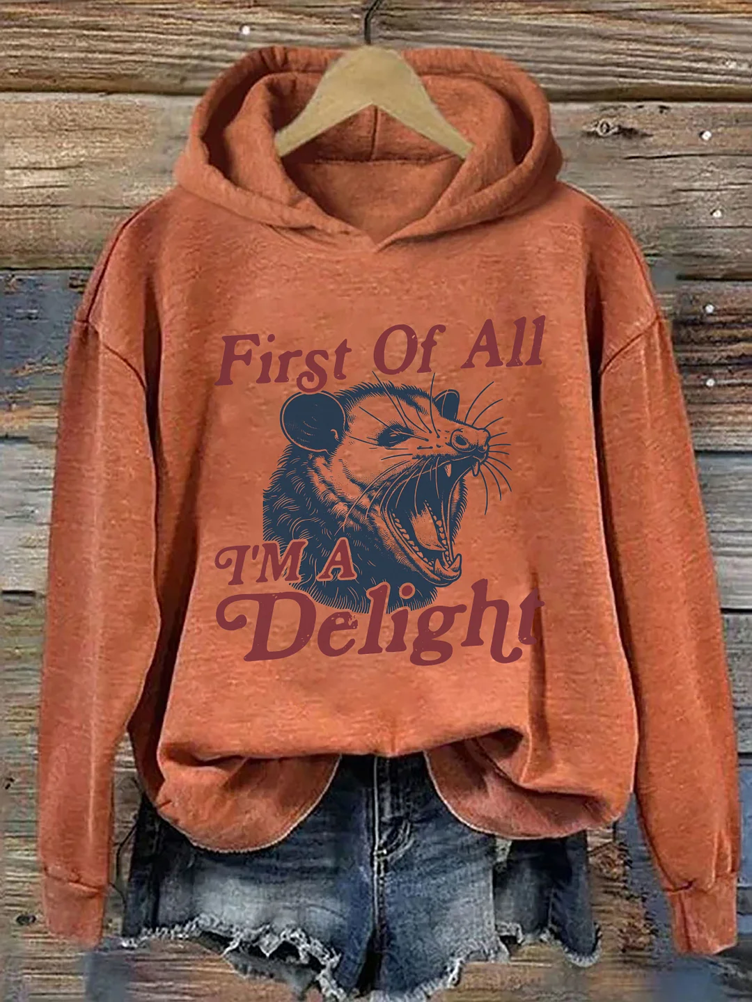 First Of All I'm A Delight Hoodie