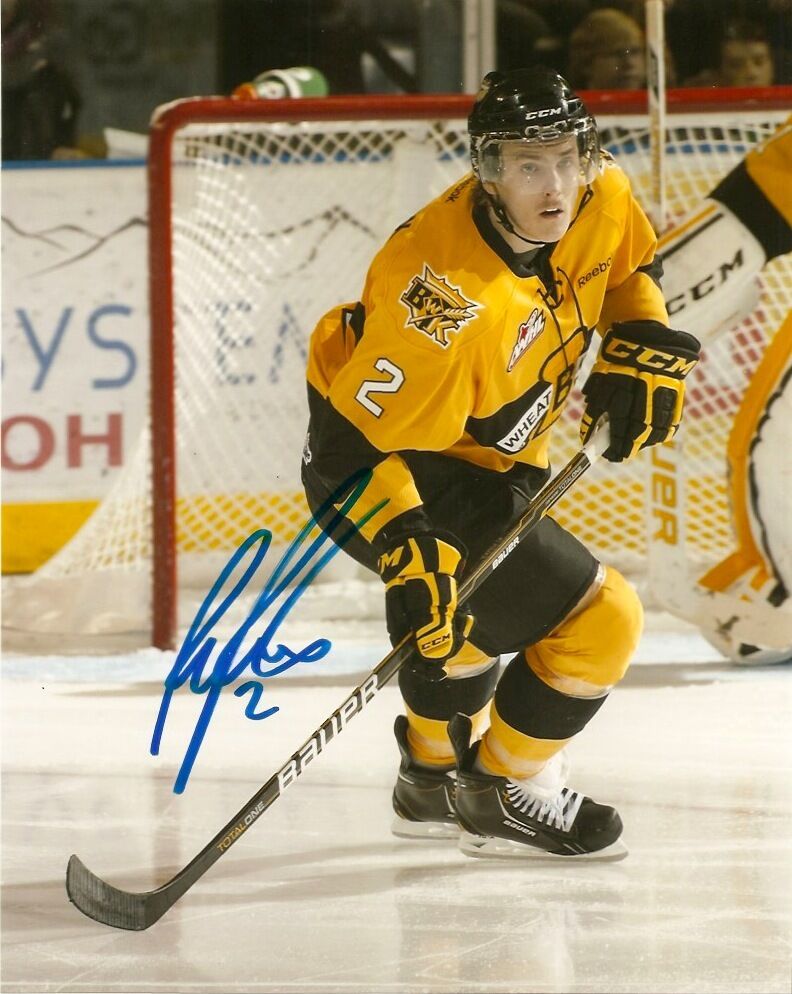 Brandon Wheat Kings Ryan Pulock Autographed Signed 8x10 Photo Poster painting COA TWO