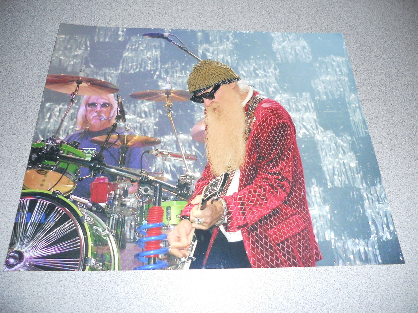 ZZ Top Live 8x10 Concert Photo Poster painting Combo #5 Billy & Dusty