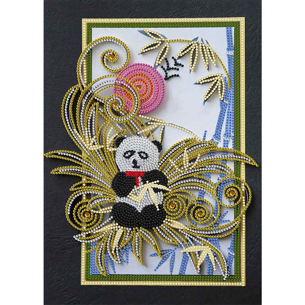 

Panda Quilling Paper - Special Shaped Diamond Painting - 30*40CM, 501 Original