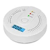Digital Carbon Monoxide Detector Battery Powered CO Alarm with LED Indicator