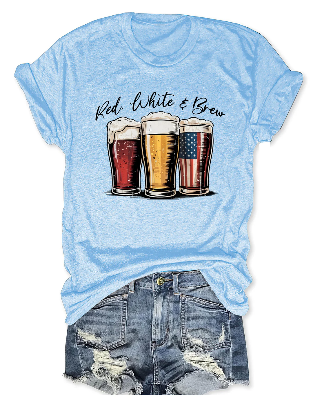 Red White And Brew T-shirt
